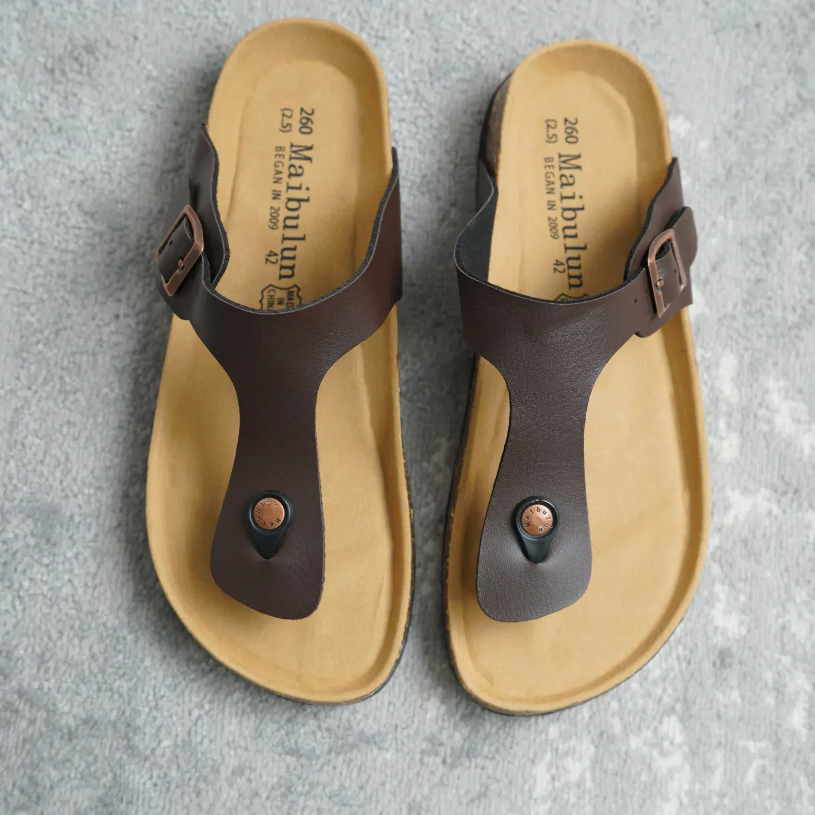 Maibulun T- Strap — Brown