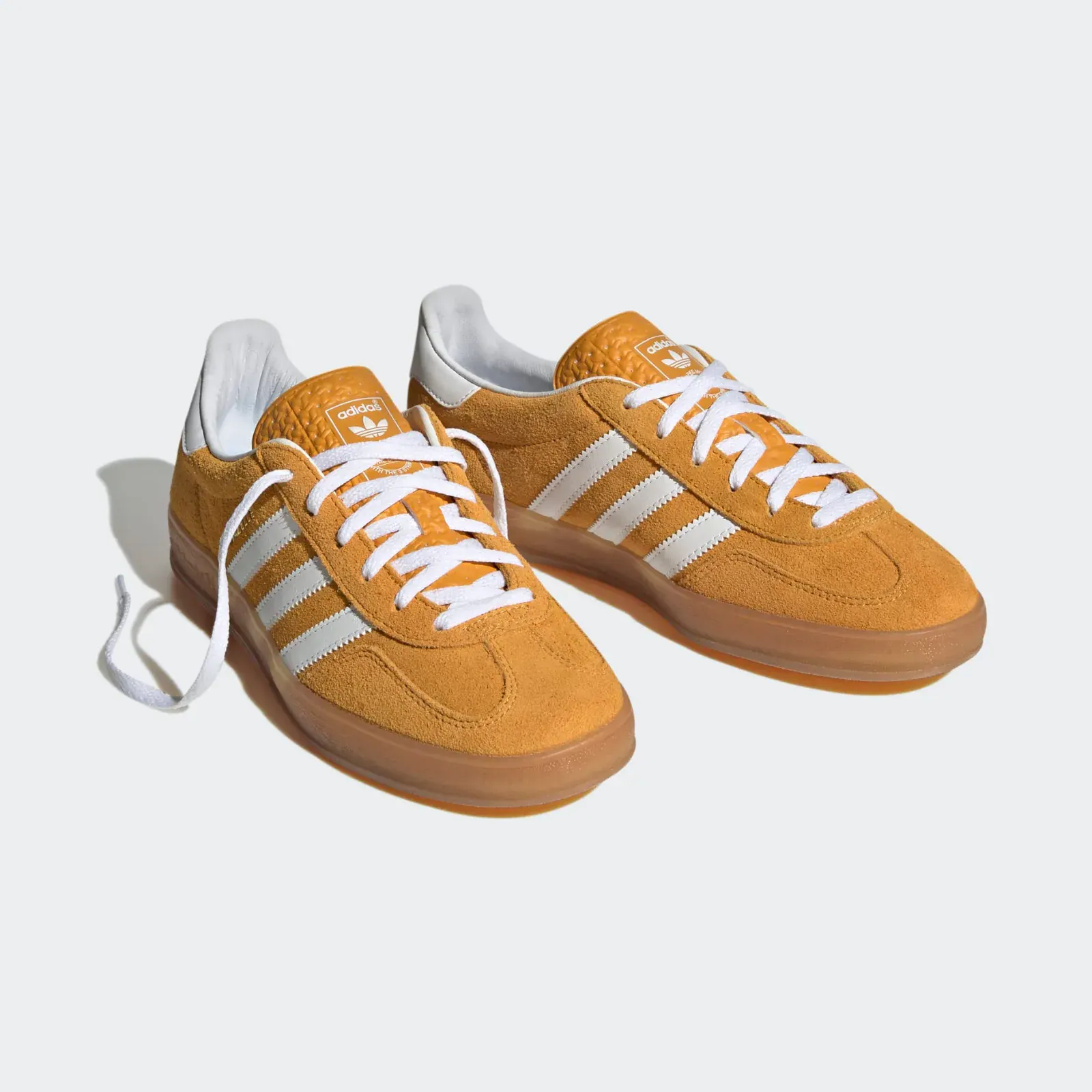 adidas Gazelle Indoor Orange Peel — Yellow / Cloud White / Gold Metallic
