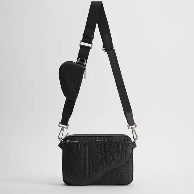 Saddle Triple Pouch — Black